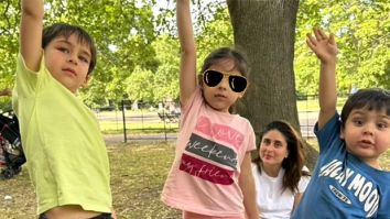 Kareena Kapoor Khan and kids Jeh, Taimur Ali Khan spend a fun summer day at a park with cousin Inaaya in London