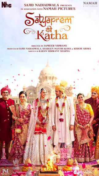 Kartik Aaryan and Kiara Advani’s characters get married in Satyaprem Ki Katha’s family poster, see photo