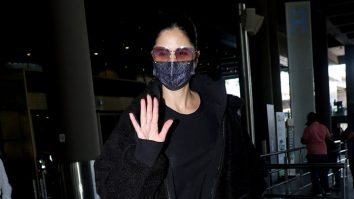 Katrina Kaif is all masked up in a black airport look
