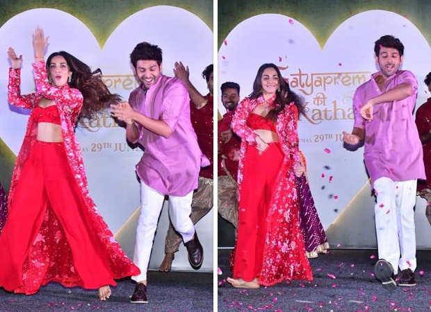 Kiara Advani and Kartik Aaryan groove to Garba at the song launch of Satyaprem Ki Katha