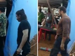 LEAKED! Shah Rukh Khan shoots for his cameo with Salman Khan for Tiger 3 as they arrive on the sets in Madh Island in viral video