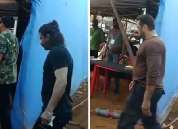 LEAKED! Shah Rukh Khan shoots for his cameo with Salman Khan for Tiger 3 as they arrive on the sets in Madh Island in viral video 