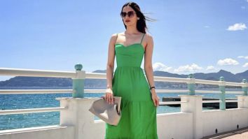 Manushi Chhillar is embracing serenity and style on a holiday in her green maxi dress