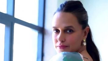 Neha Dhupia’s multicolored saree is totally a vibe!