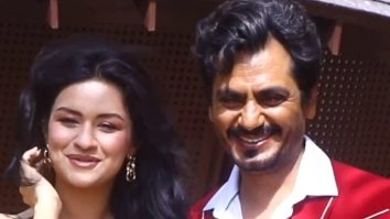 Paps have a fun banter with Avneet Kaur and Nawazuddin Siddiqui as they promote Tiku weds Sheru