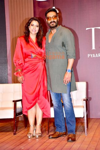 Photos: Ajay Devgn attends the trailer launch of Kajol’s web series The Trial – Pyaar, Kannoon, Dhoka