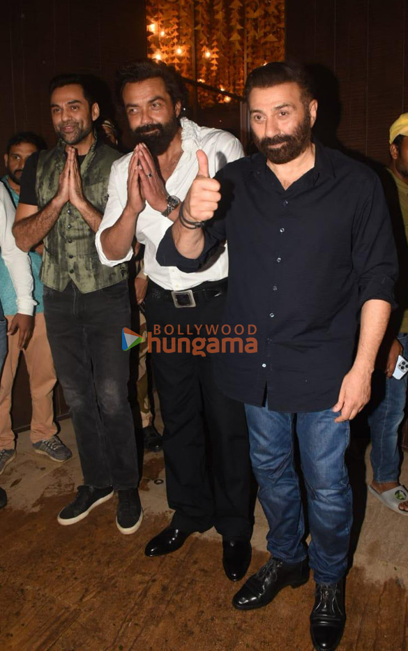 photos celebs attend sunny deols son karan deols roka ceremony 6