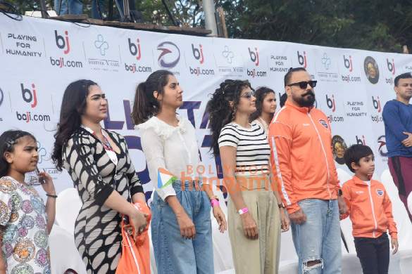 photos celebs snapped attending the all stars football match 4