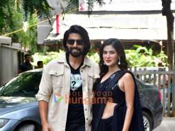 Photos: Gurmeet Choudhary and Karishma Sharma snapped outside T-series office in Andheri