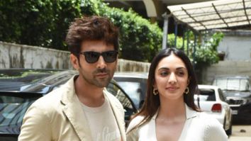 Photos: Kartik Aaryan and Kiara Advani snapped during Satyaprem Ki Katha promotions at a radio station