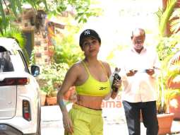 Photos: Malaika Arora snapped outside Diva Yoga in Bandra