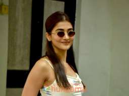 Photos: Pooja Hegde snapped at a dubbing studio in Bandra