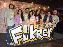 Photos: Richa Chadha, Ali Fazal, Pulkit Samrat, Varun Sharma, Manjot Singh and Director Mrigdeep Singh Lamba celebrate 10 years of Fukrey