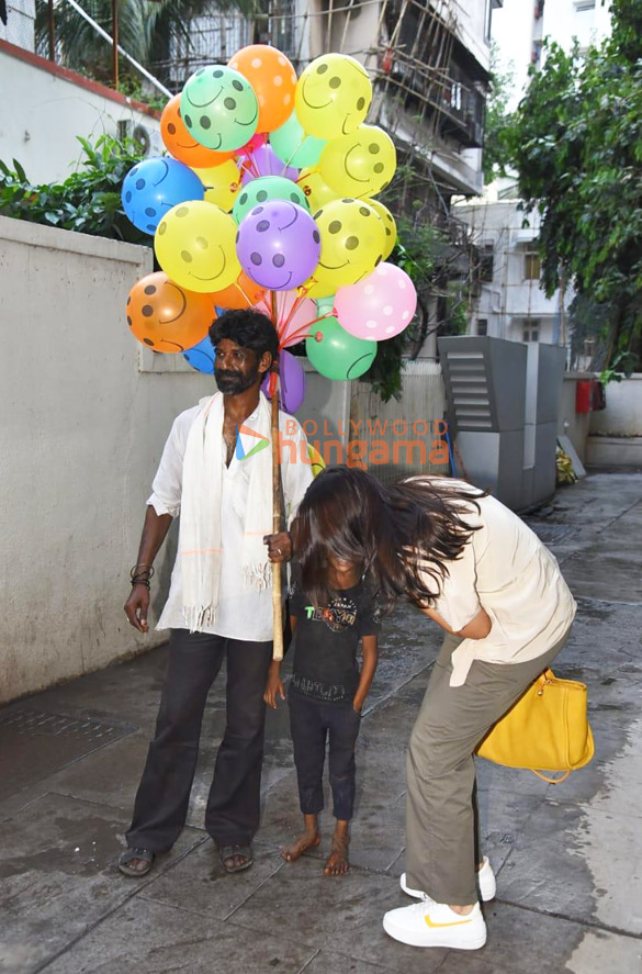 photos saiee manjrekar snapped at the exceed office 3