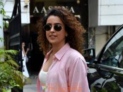 Photos: Sanya Malhotra snapped in Bandra