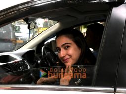 Photos: Sara Ali Khan snapped at Saif Ali Khan’s house in Bandra