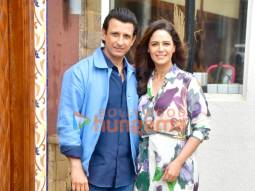 Photos: Sharman Joshi, Mona Singh and Sahil Sangha promote their web series ‘Kafas’