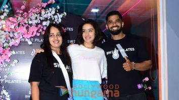 Photos: Shraddha Kapoor, Jasmin Bhasin and Aly Goni snapped at Sweat Pilates launch