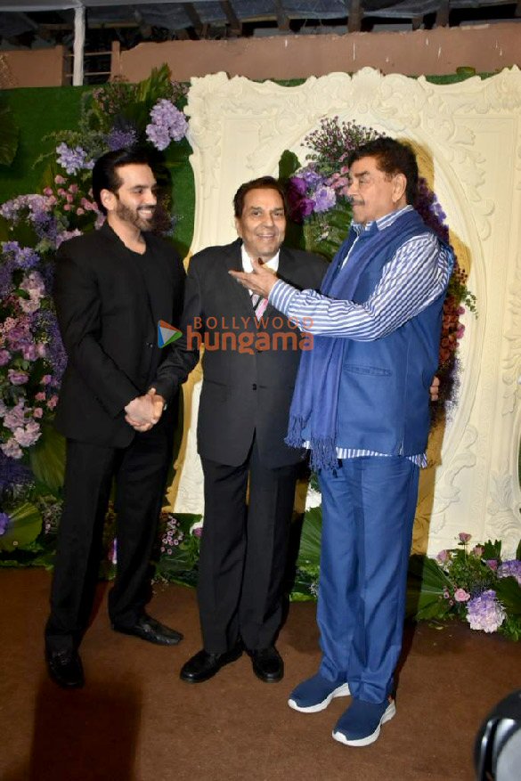 photos sunny deol bobby deol and others attend karan deol and drisha acharyas wedding reception 2