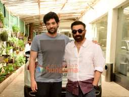 Photos: Sunny Deol and Rajveer Deol snapped in Juhu