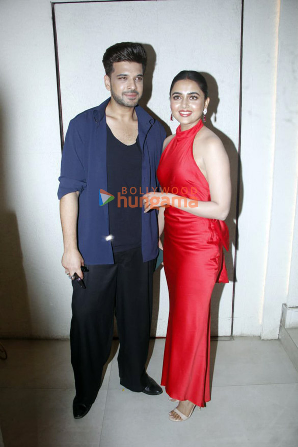photos tejasswi prakash and karan kundra snapped at akina in bandra for birthday celebration 5