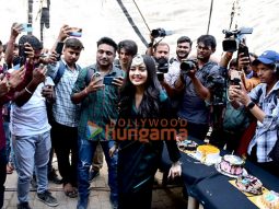 Photos: Tejasswi Prakash celebrates her birthday with media