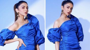 Rakul Preet Singh in a chic blue dress worth Rs.26,658 is here to beat our Monday blues