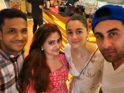 Stylish couple alert: Alia Bhatt and Ranbir Kapoor twin in white as they meet fans in Dubai