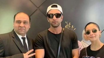 Alia Bhatt and Ranbir Kapoor strike a pose with fan during shopping expedition at Dubai Mall; see picture