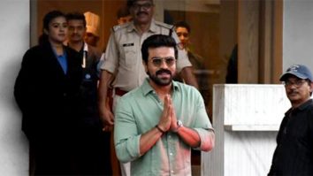 Ram Charan greets paps with a smile at the airport