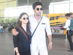 Ranbir Kapoor and Alia Bhatt take off on a break; paps cannot stop gushing over their airport looks