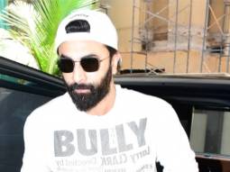 Ranbir Kapoor gets clicked by paps at T-series office sporting a white cap