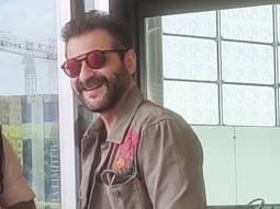 Sanjay Kapoor poses with fans at the airport