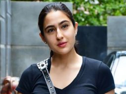 Sara Ali Khan rocks an all black gym look as she poses for paps