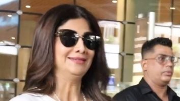 Shilpa Shetty walks in style as she gets clicked at the airport by paps