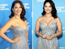 Sunny Leone sets the Sydney Film Festival ablaze with her ethereal charm and a captivating ice blue gown by Saisha Shinde