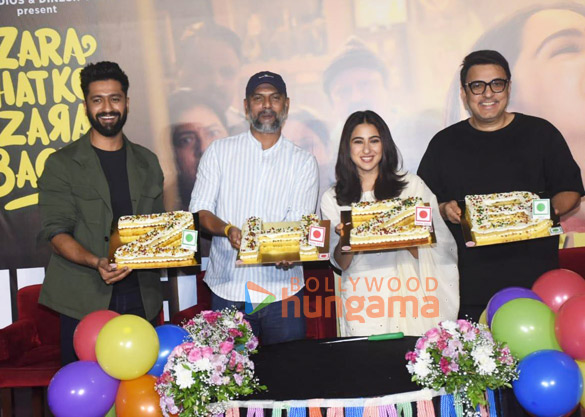 vicky kaushal sara ali khan and others come together for a press conference to celebrate the success of zara hatke zara bachke 111 3