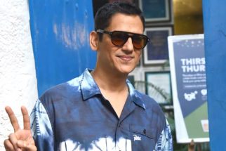 Vijay Varma looks dashing in a blue shirt and artistic pants