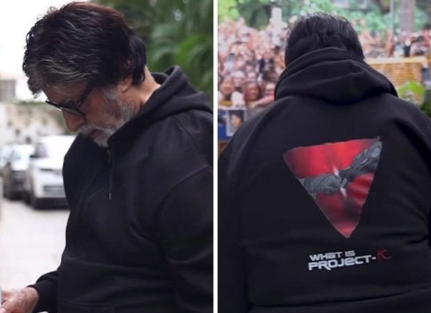 Amitabh Bachchan engages with fans at Jalsa sporting Project K Hoodie; see post