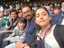 Aamir Khan attends Wimbledon Finals with his daughter Ira, sons Junaid and Azad