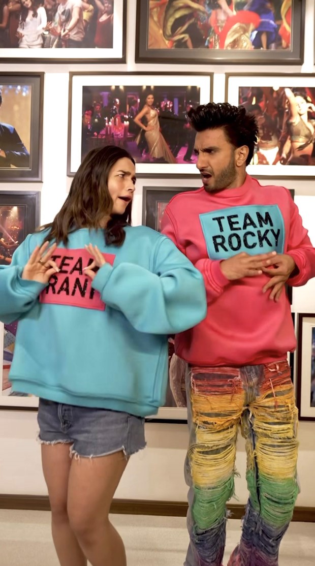 Alia Bhatt and Ranveer Singh ignite the dance floor with their latest song, ‘What Jhumka’ in colour-blocked pullovers