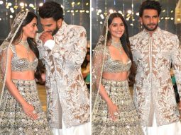 Alia Bhatt and Ranveer Singh sparkle and shine on the ramp at Manish Malhotra’s Bridal Couture Show ahead of their film Rocky Aur Rani Kii Prem Kahaani