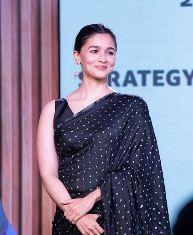 Alia Bhatt’s latest ethnic look proves that you cannot go wrong with a black saree