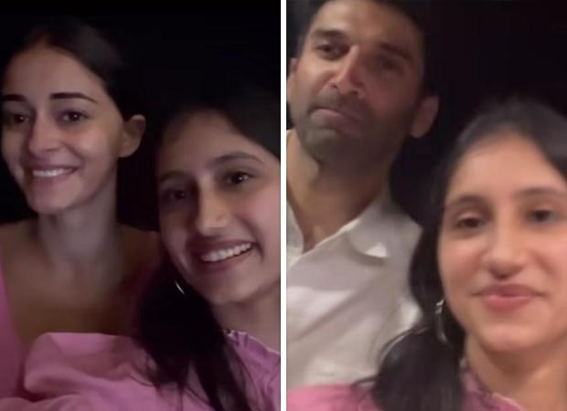 Viral Video: Ananya Panday and Aditya Roy Kapur spotted on a movie date watching Barbie