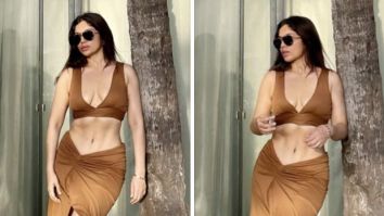 Bhumi Pednekar turns up the heat in brown co-ord set in Goa