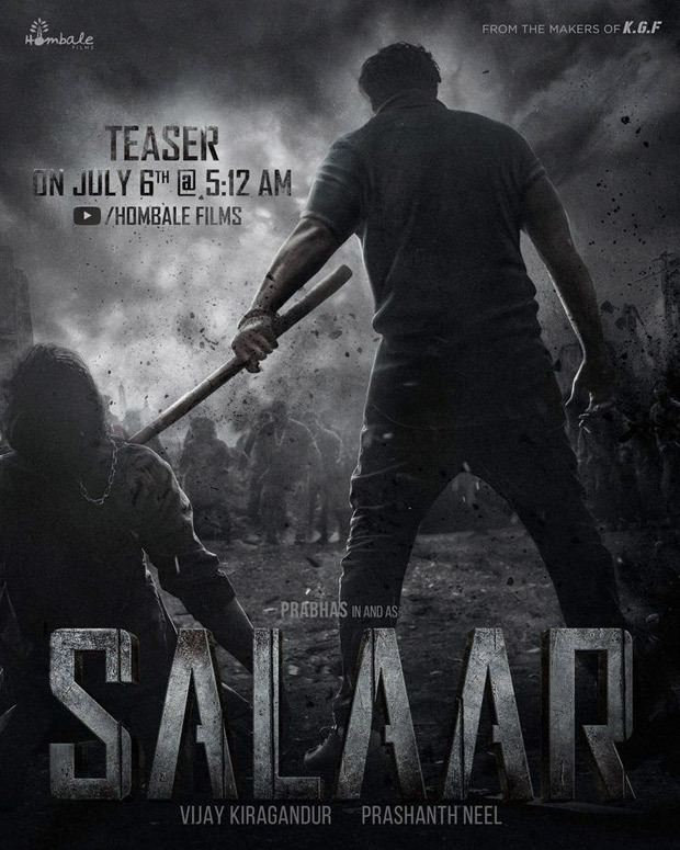 CONFIRMED! Prabhas starrer Salaar teaser to arrive on July 6, see new poster 