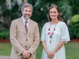 Dia Mirza meets Canadian Minister of Environment and Climate Change Steven Guilbeault