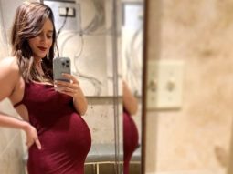 Ileana D’Cruz embraces motherhood with grace and style, rocking her radiant maternity fashion in this stunning crimson dress