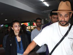 Inaaya Kemmu waves at paps as she gets clicked with dad Kunal Khemu