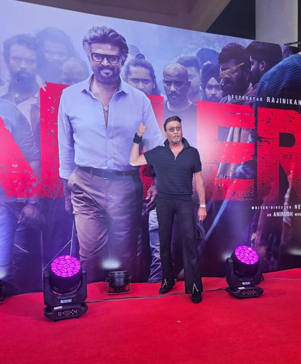 Jackie Shroff receives heartwarming welcome at the grand audio launch of Jailer in Chennai Jackie Shroff receives heartwarming welcome at the grand audio launch of Jailer in Chennai